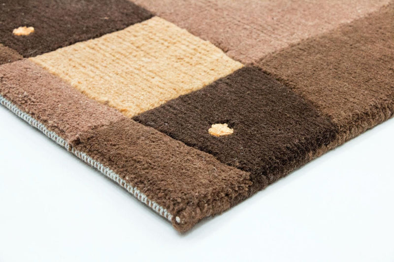 Dywan z Nepalu - 178 x 122 cm - brązowy