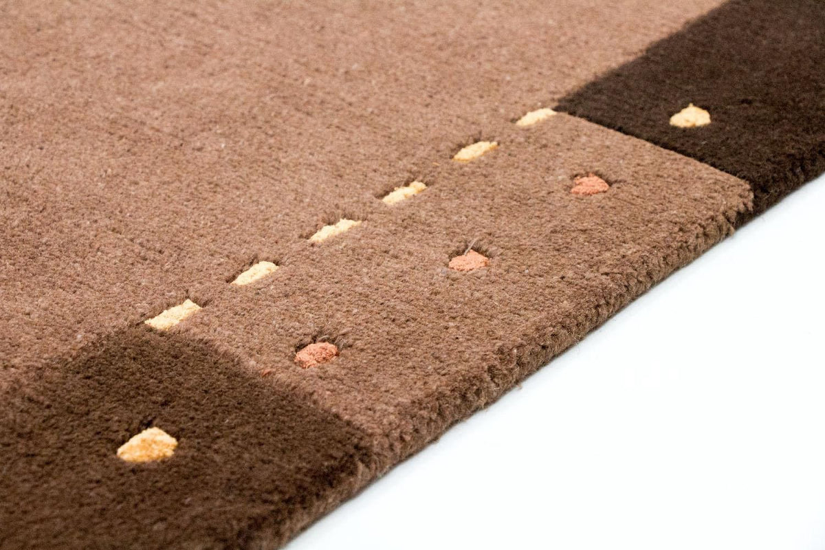 Dywan z Nepalu - 178 x 122 cm - brązowy