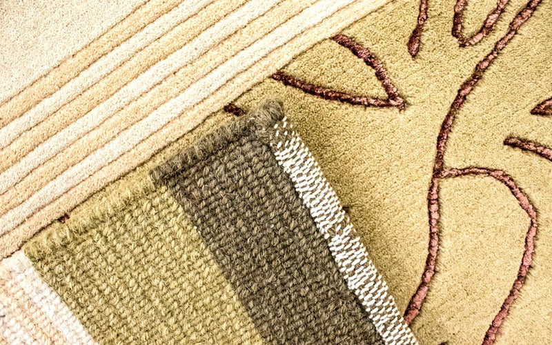 Dywan z Nepalu - 199 x 140 cm - beżowy