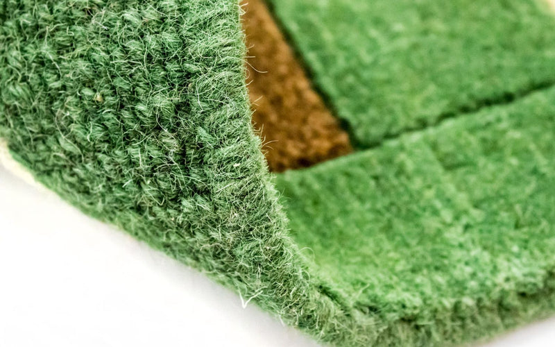 Dywan z Nepalu - 225 x 161 cm - zielona