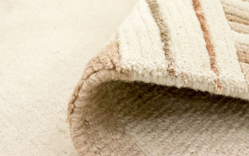 Dywan z Nepalu - 244 x 171 cm - beżowy