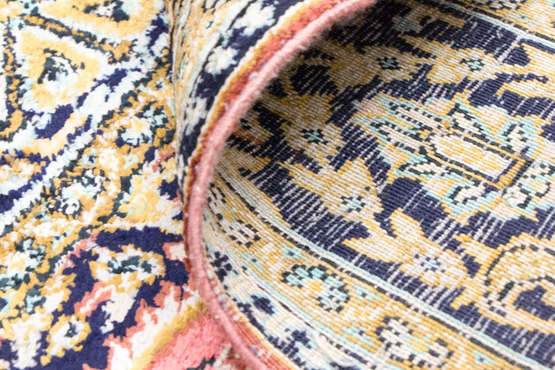 Jedwabny dywan - Kayseri - 169 x 105 cm - różowy