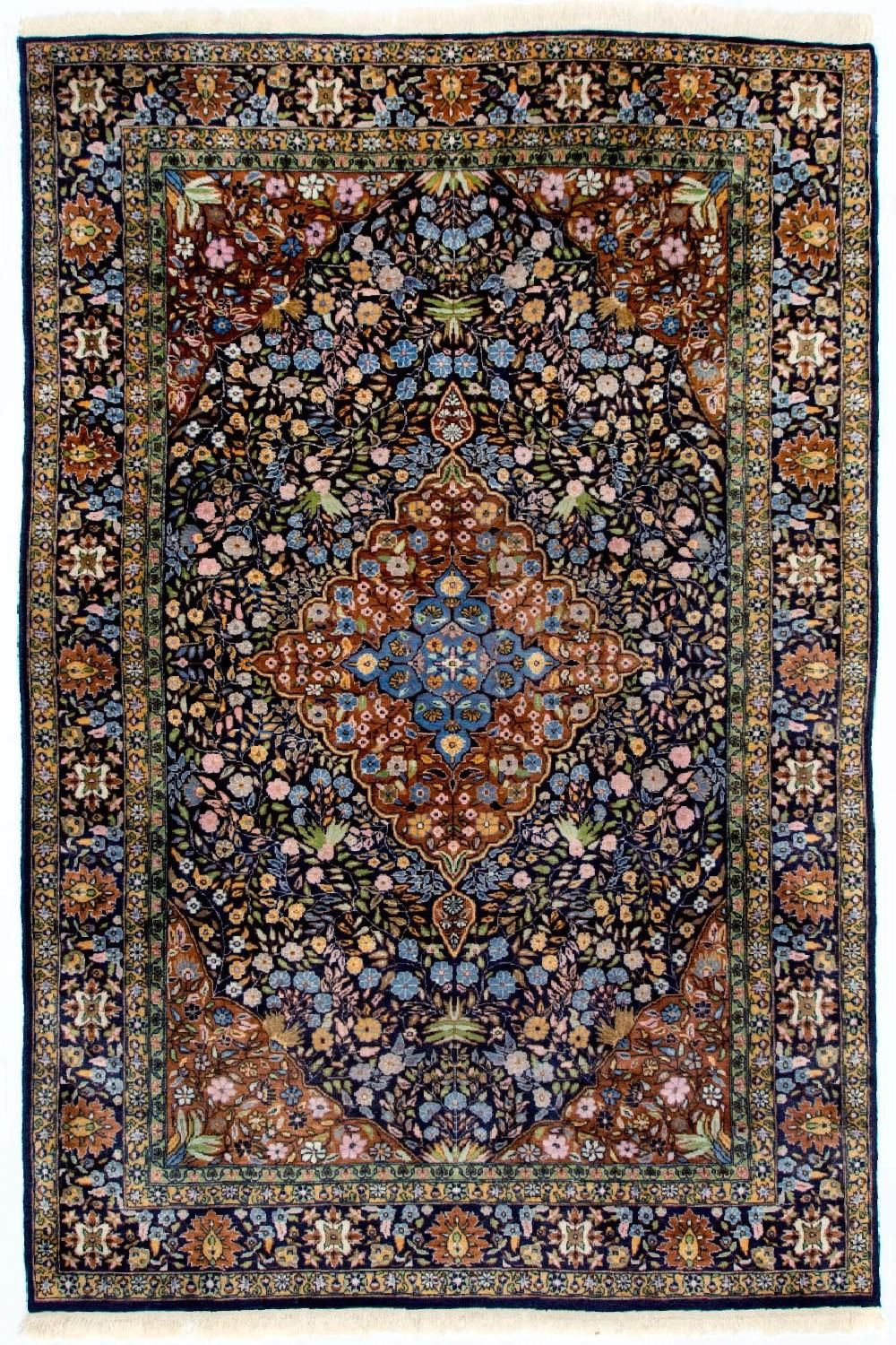 Dywan orientalny - 226 x 140 cm - niebieski