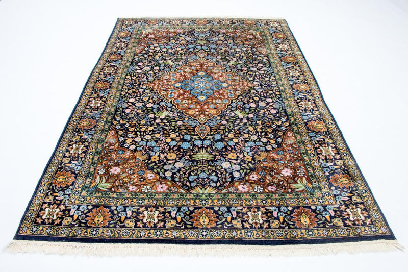 Dywan orientalny - 226 x 140 cm - niebieski