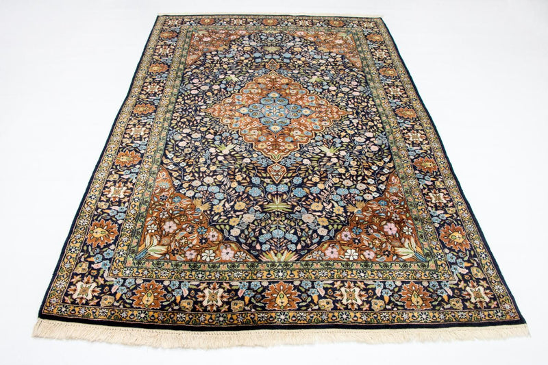 Dywan orientalny - 226 x 140 cm - niebieski