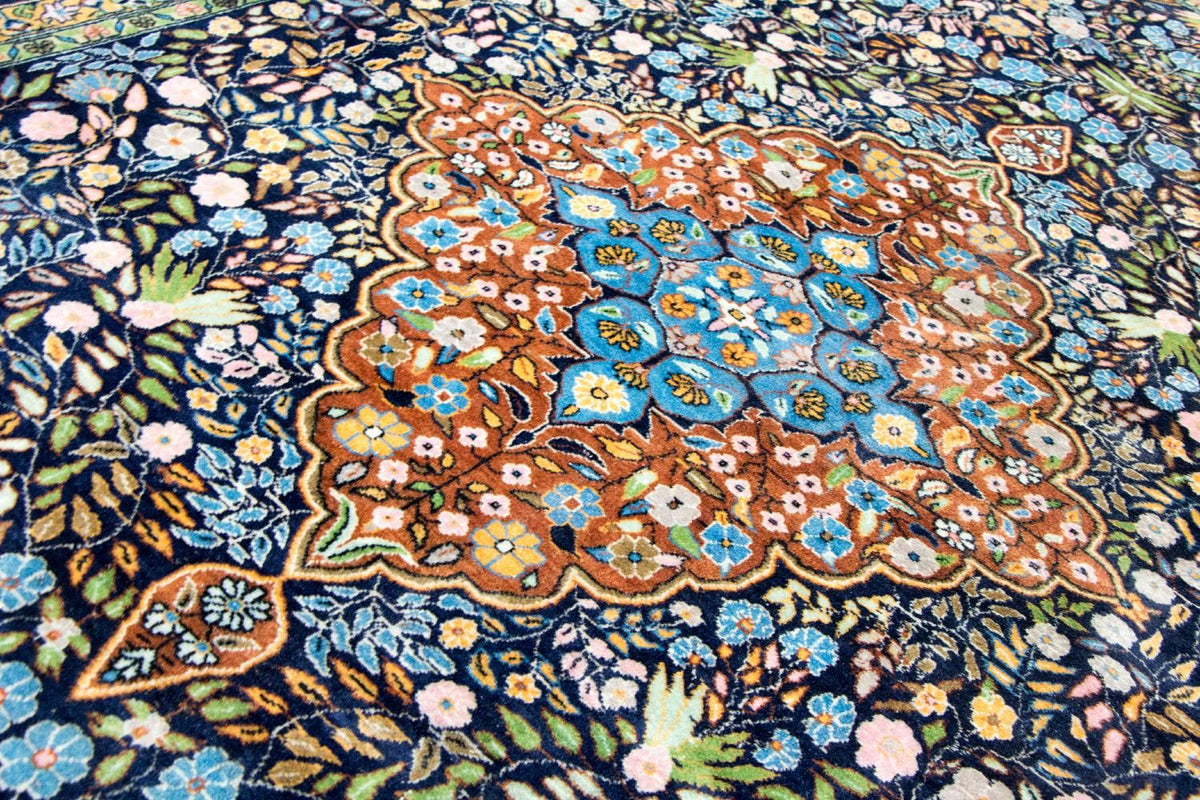 Dywan orientalny - 226 x 140 cm - niebieski