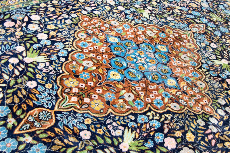 Dywan orientalny - 226 x 140 cm - niebieski