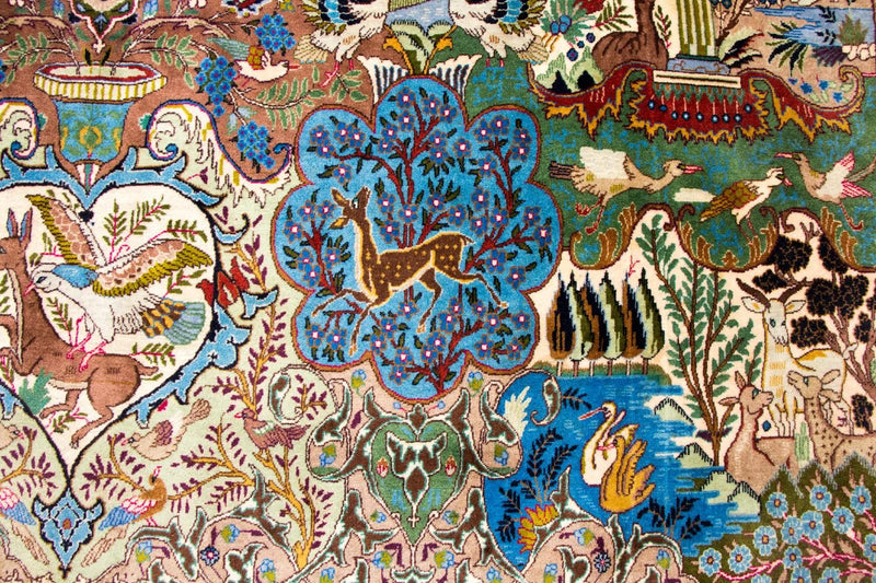 Dywan perski - Klasyczny - 390 x 300 cm - wielokolorowy