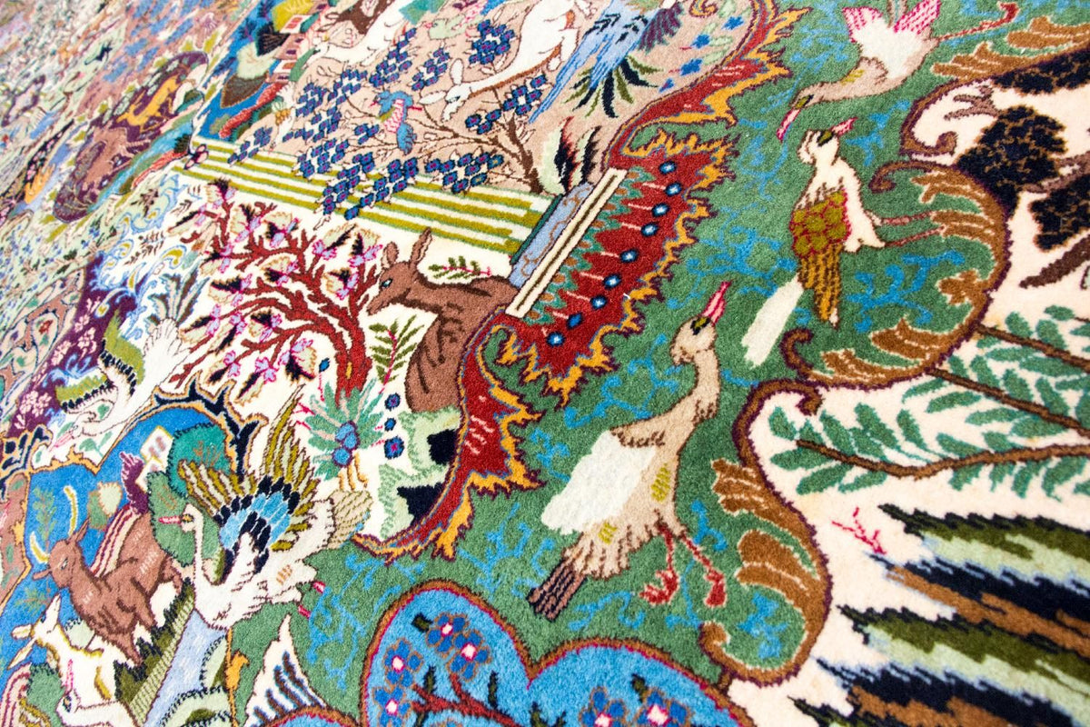 Dywan perski - Klasyczny - 390 x 300 cm - wielokolorowy