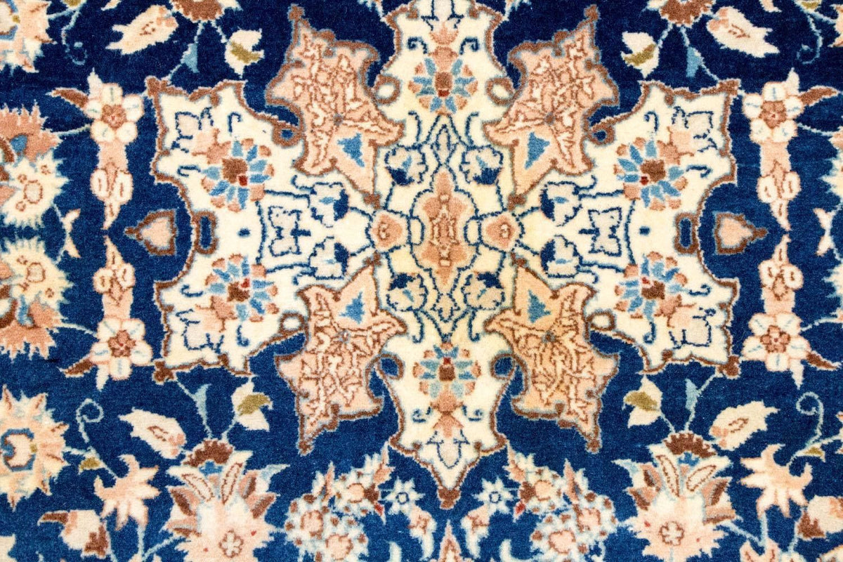 Dywan perski - Nain - Premium - 169 x 113 cm - niebieski