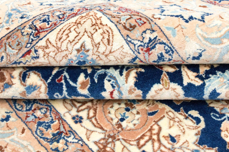 Dywan perski - Nain - Premium - 169 x 113 cm - niebieski