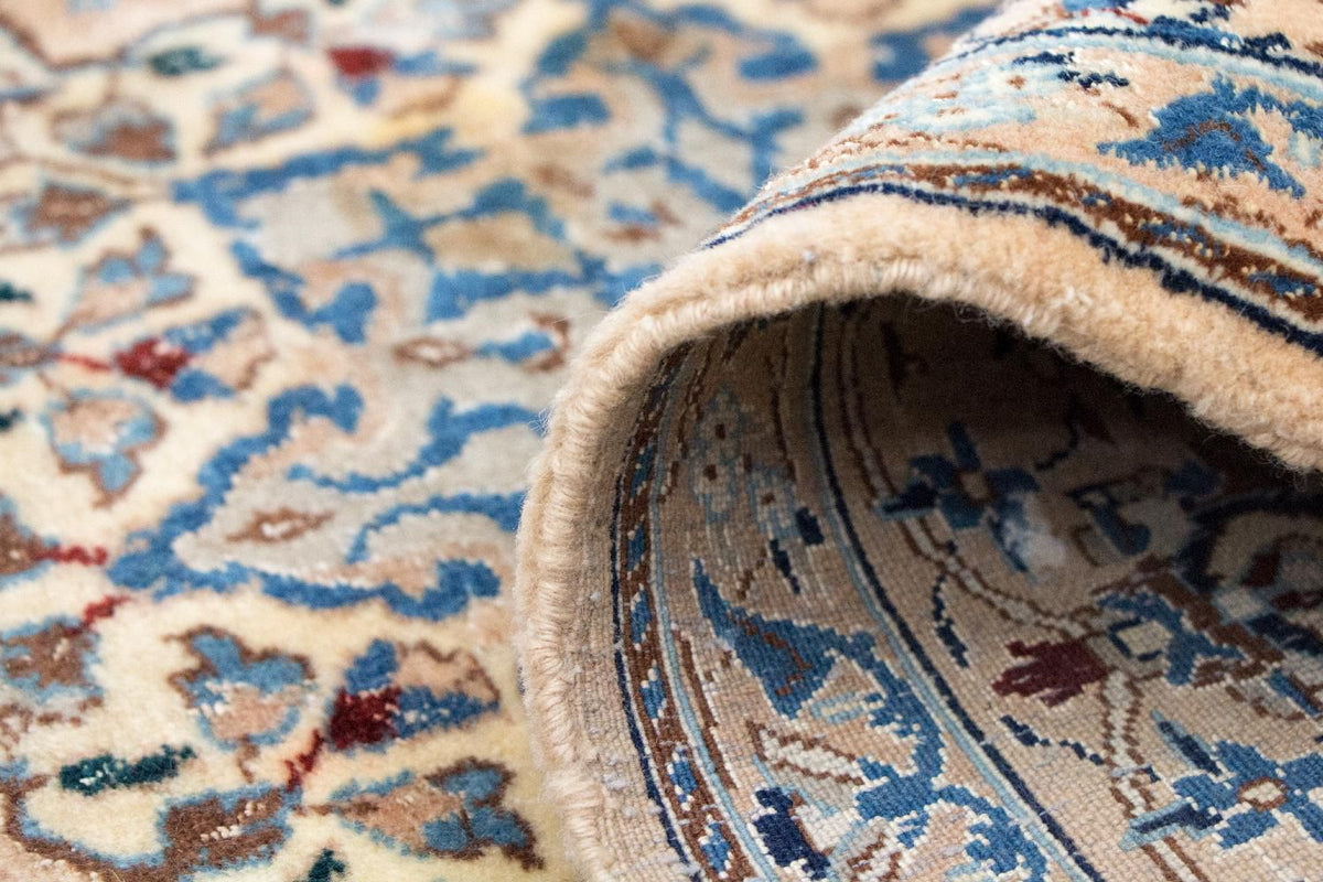 Dywan perski - Nain - Premium - 236 x 135 cm - ciemnoniebieski