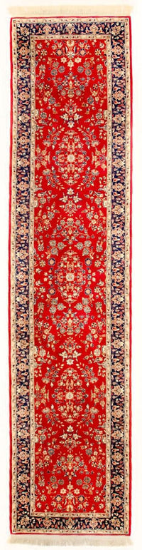 Biegacz Dywan perski - Tabriz - 336 x 78 cm - czerwony