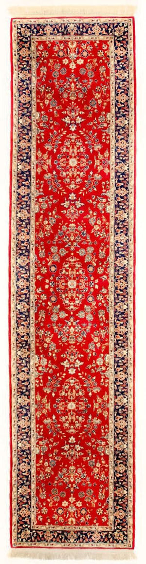 Biegacz Dywan perski - Tabriz - 336 x 78 cm - czerwony