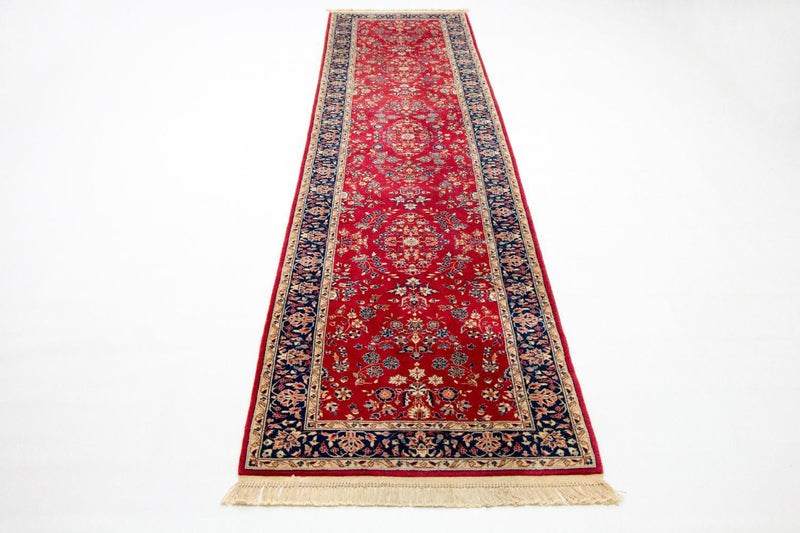 Biegacz Dywan perski - Tabriz - 336 x 78 cm - czerwony