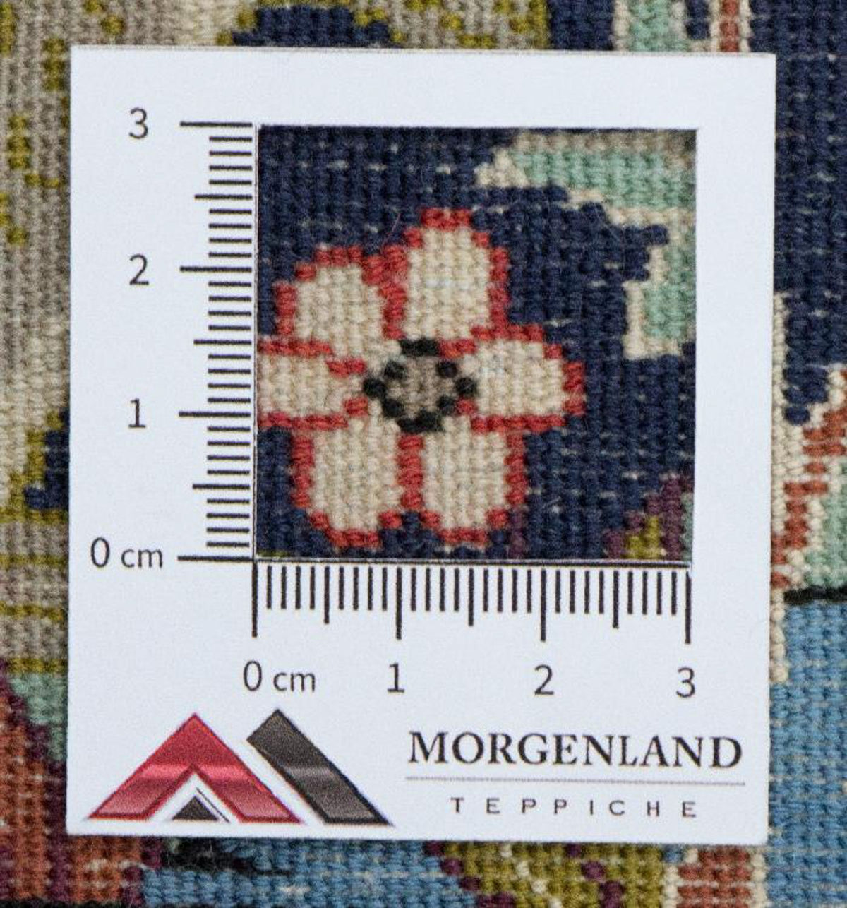 Dywan perski - Isfahan - Premium - 160 x 106 cm - ciemnoniebieski