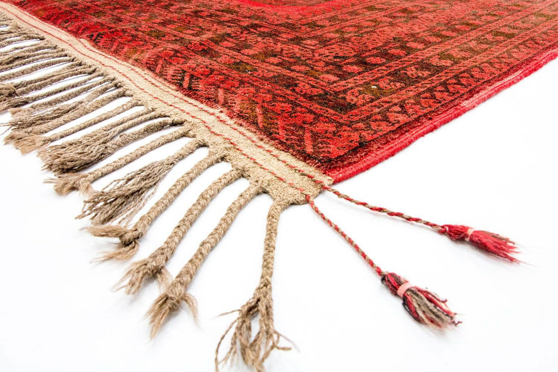 Afgański dywan - Bukhara - 292 x 203 cm - czerwony