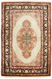 Jedwabny dywan - Ghom Silk - Premium - 120 x 70 cm - beżowy