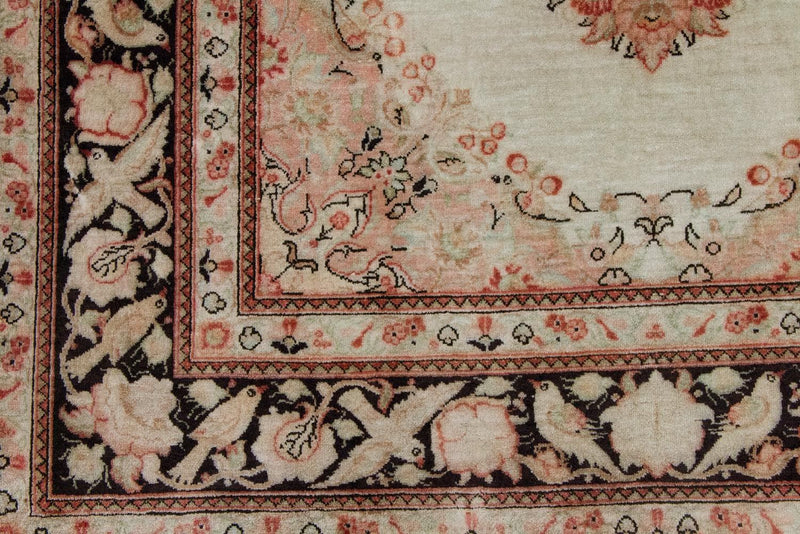 Jedwabny dywan - Ghom Silk - Premium - 120 x 70 cm - beżowy