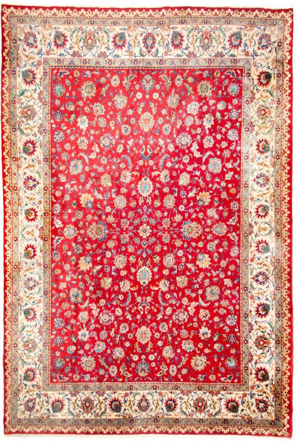 Dywan perski - Tabriz - 410 x 212 cm - czerwony