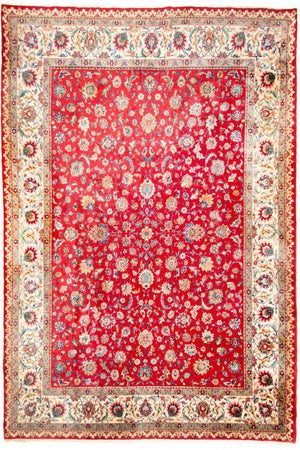 Dywan perski - Tabriz - 410 x 212 cm - czerwony