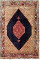 Perski dywan - Bijar - Royal - 315 x 223 cm - ciemnoniebieski