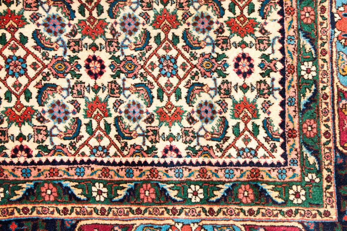 Perski dywan - Bijar - Royal - 315 x 223 cm - ciemnoniebieski