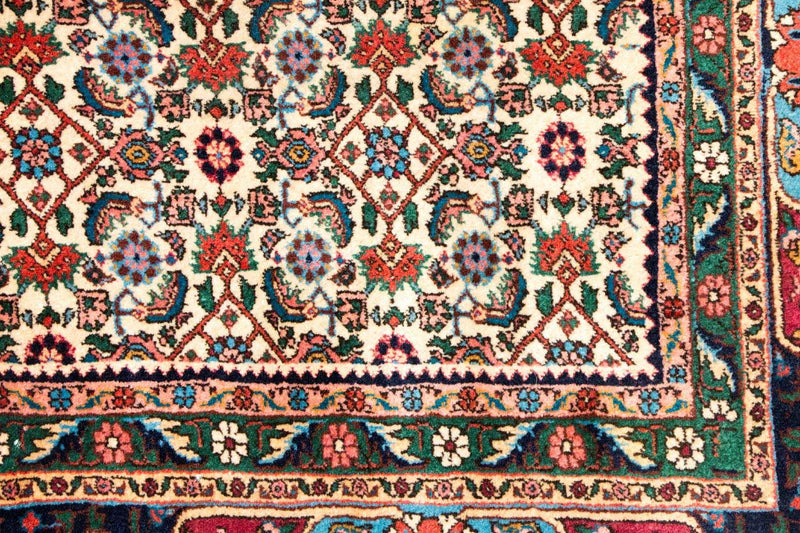 Perski dywan - Bijar - Royal - 315 x 223 cm - ciemnoniebieski