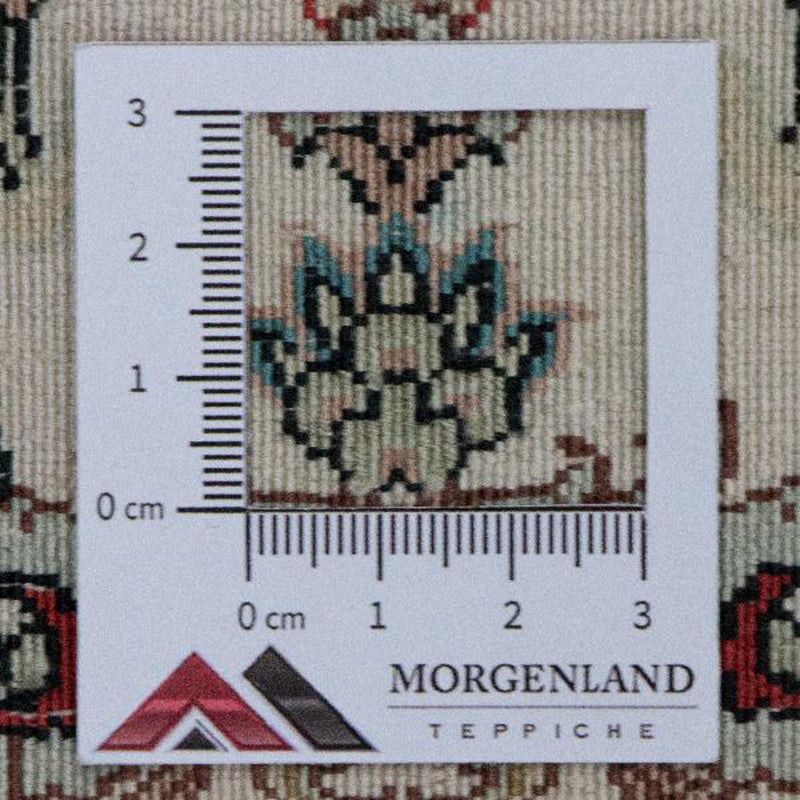 Dywan z jedwabiu - jedwab chiński - 149 x 96 cm - beżowy