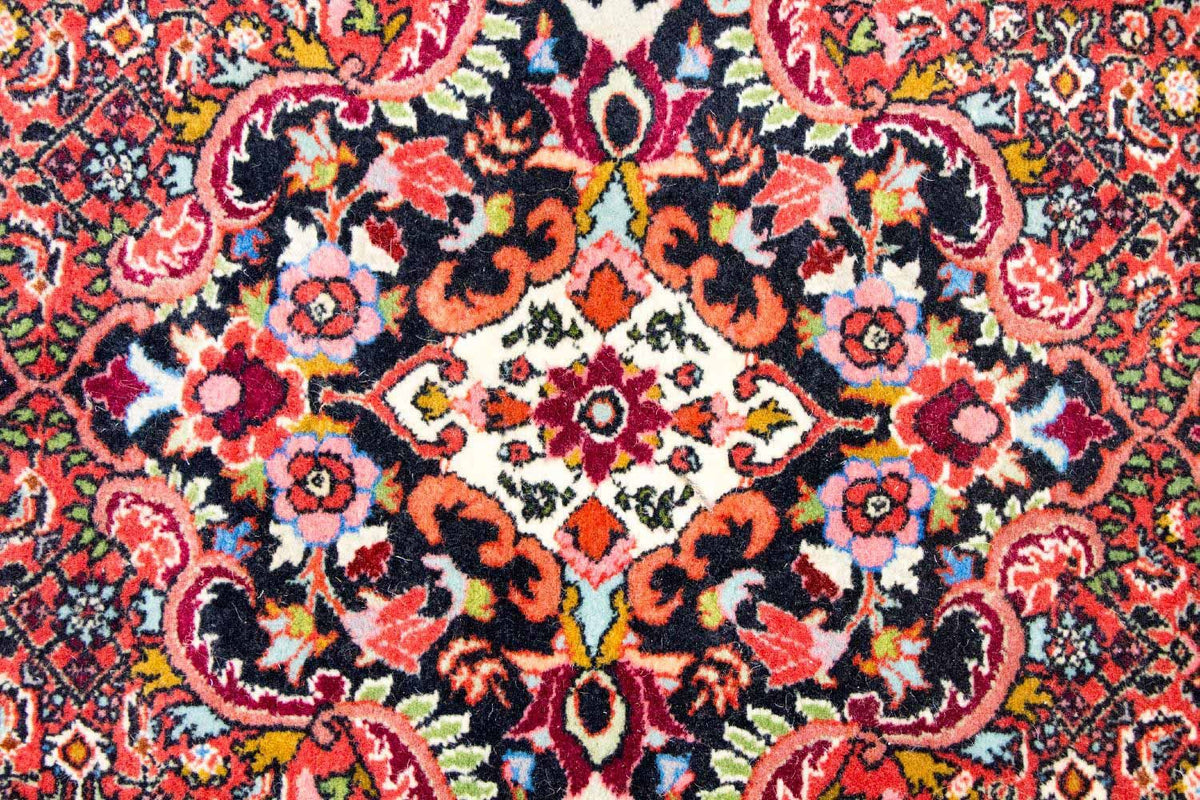 Biegacz Perski dywan - Bijar - Royal - 397 x 89 cm - czerwony