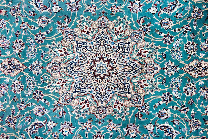 Dywan perski - Nain - Premium - 357 x 219 cm - zielona