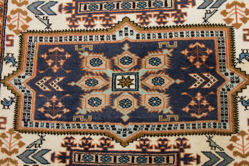 Perski dywan - Nomadyczny - 154 x 93 cm - beżowy