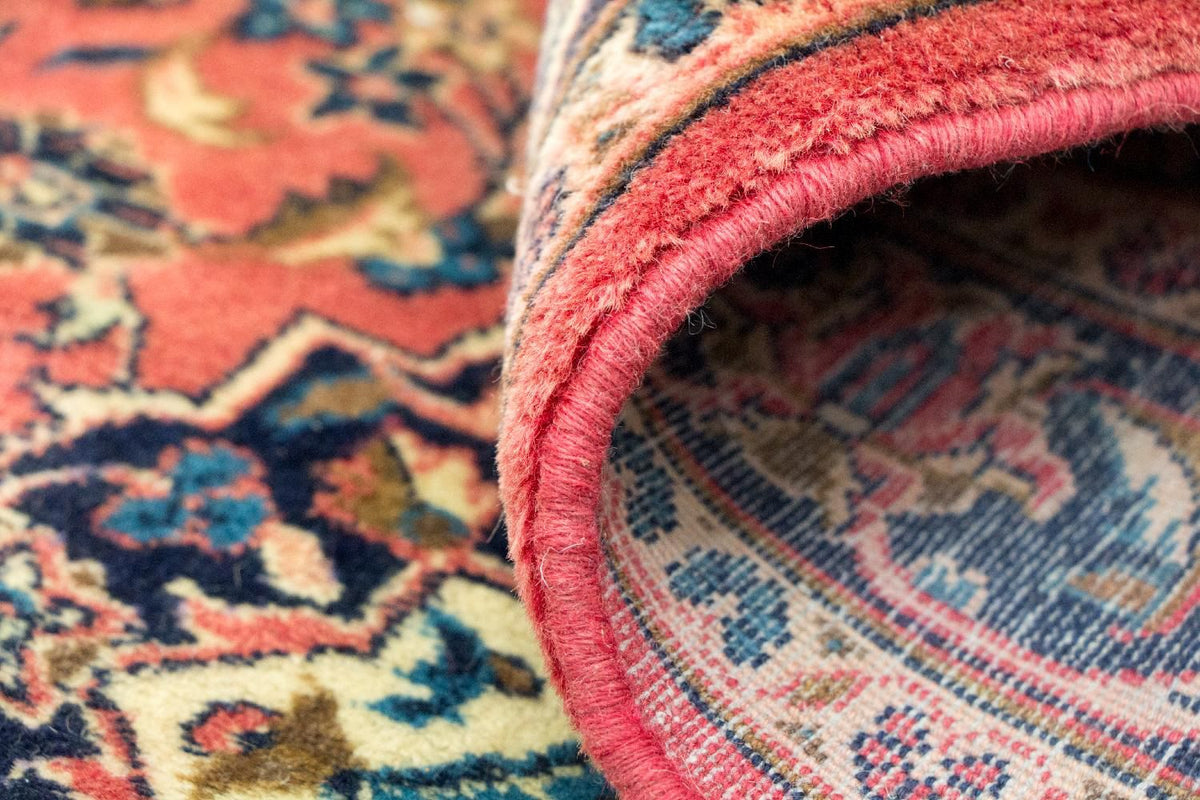 Biegacz Dywan perski - Keshan - 392 x 102 cm - pomarańczowy