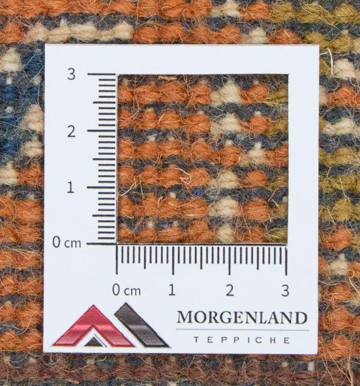 Dywan orientalny - 126 x 62 cm - rdza