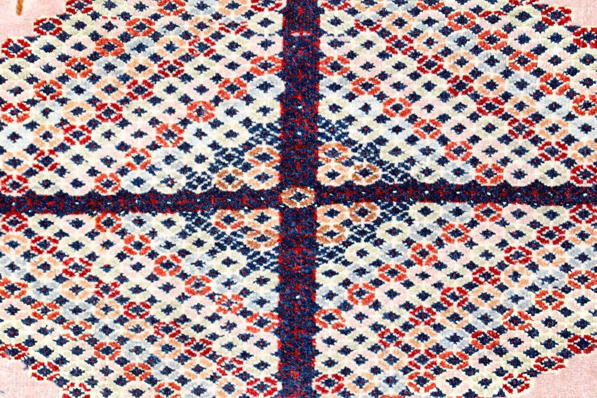 Dywan afgański - 140 x 120 cm - różowy