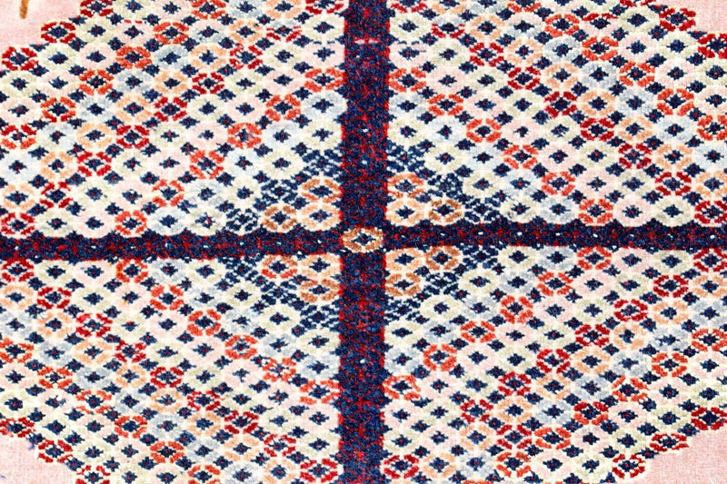 Dywan afgański - 140 x 120 cm - różowy