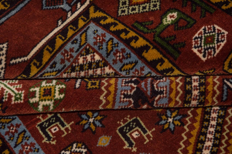 Dywan afgański - 148 x 118 cm - brązowy