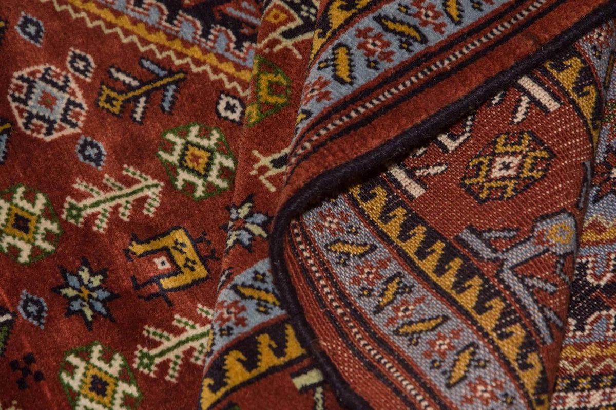 Dywan afgański - 148 x 118 cm - brązowy