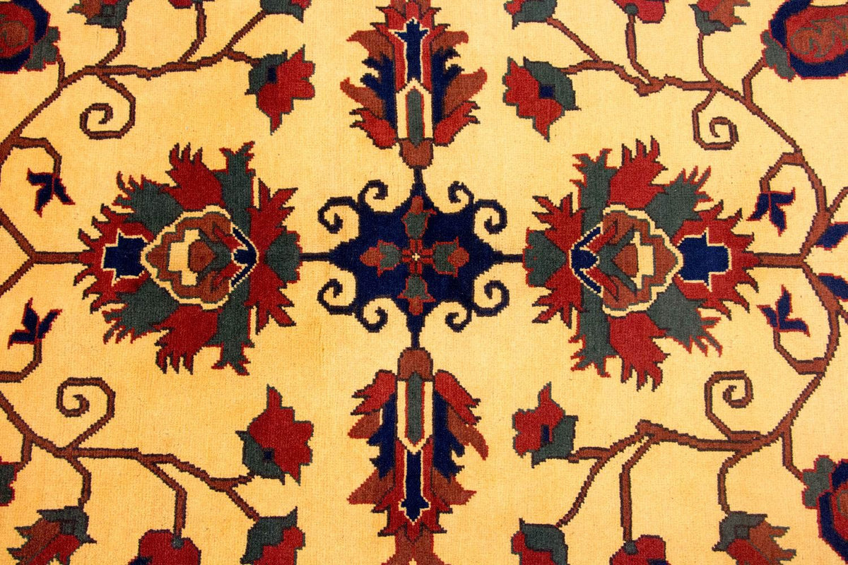 Afgański dywan - Hatshlu - 201 x 155 cm - żółty