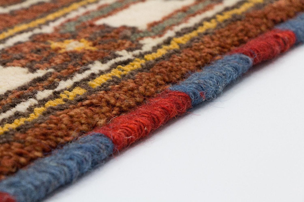 Dywan orientalny - 92 x 61 cm - brązowy