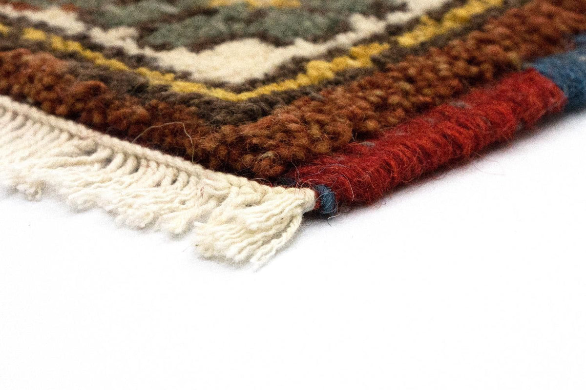 Dywan orientalny - 92 x 61 cm - brązowy