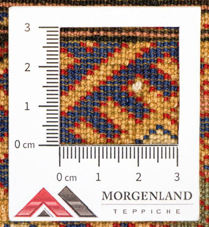 Biegacz Jedwabny dywan - jedwab afgański - 284 x 82 cm - czerwony