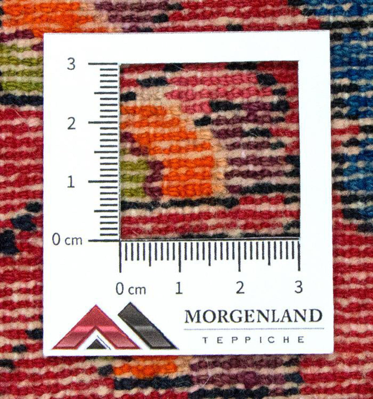 Perski dywan - Nomadyczny - 126 x 66 cm - czerwony