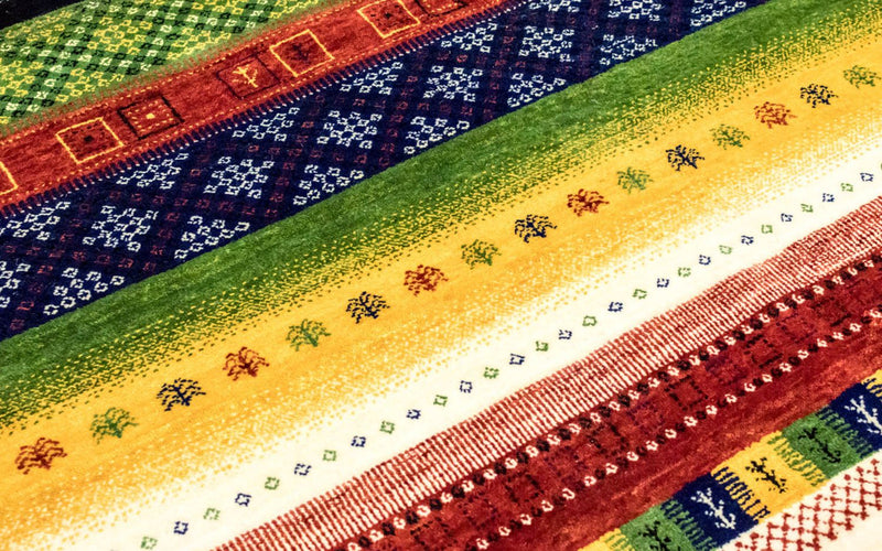 Dywan Gabbeh - Loribaft Perski - 241 x 172 cm - kolorowe