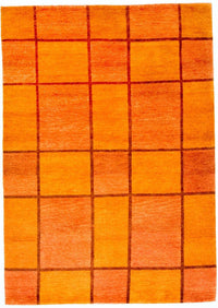 Dywan Gabbeh - Indus - 239 x 168 cm - pomarańczowy