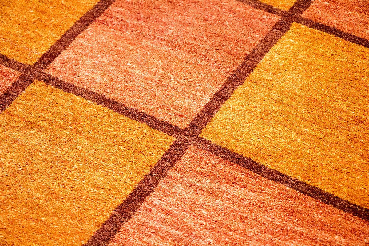 Dywan Gabbeh - Indus - 239 x 168 cm - pomarańczowy