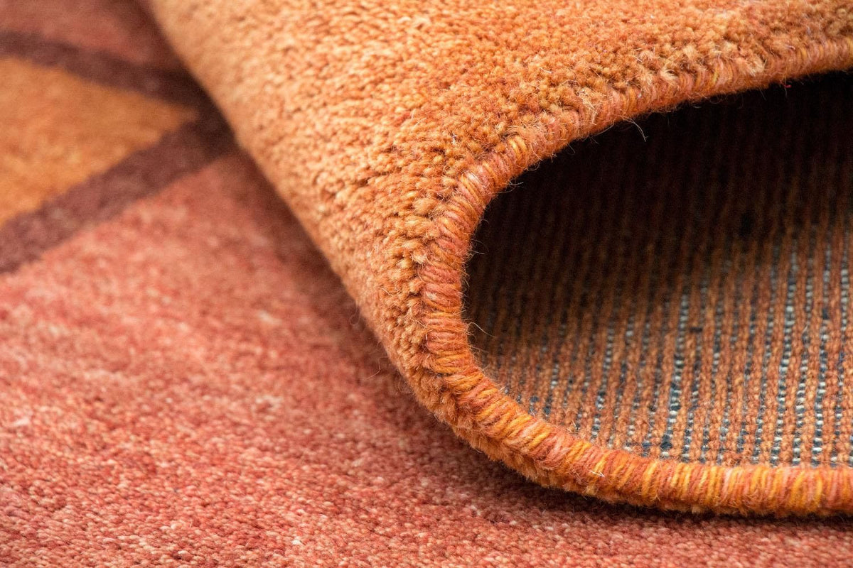 Dywan Gabbeh - Indus - 239 x 168 cm - pomarańczowy