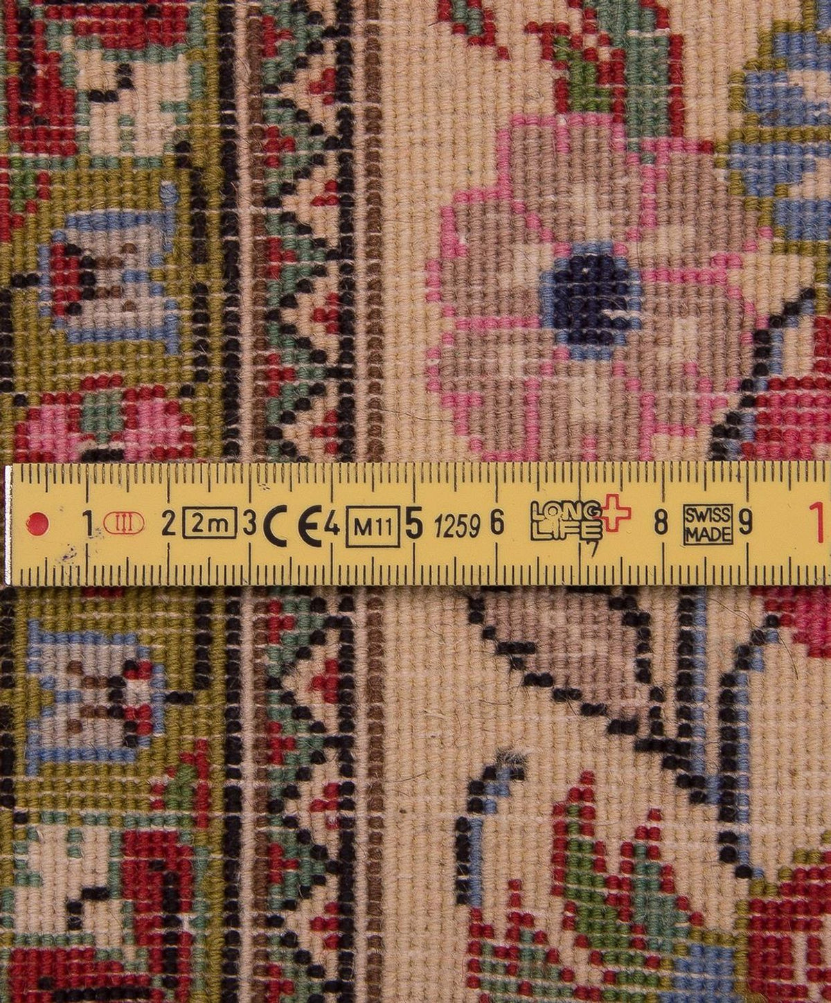 Dywan perski - Ghom - 110 x 77 cm - wielokolorowy