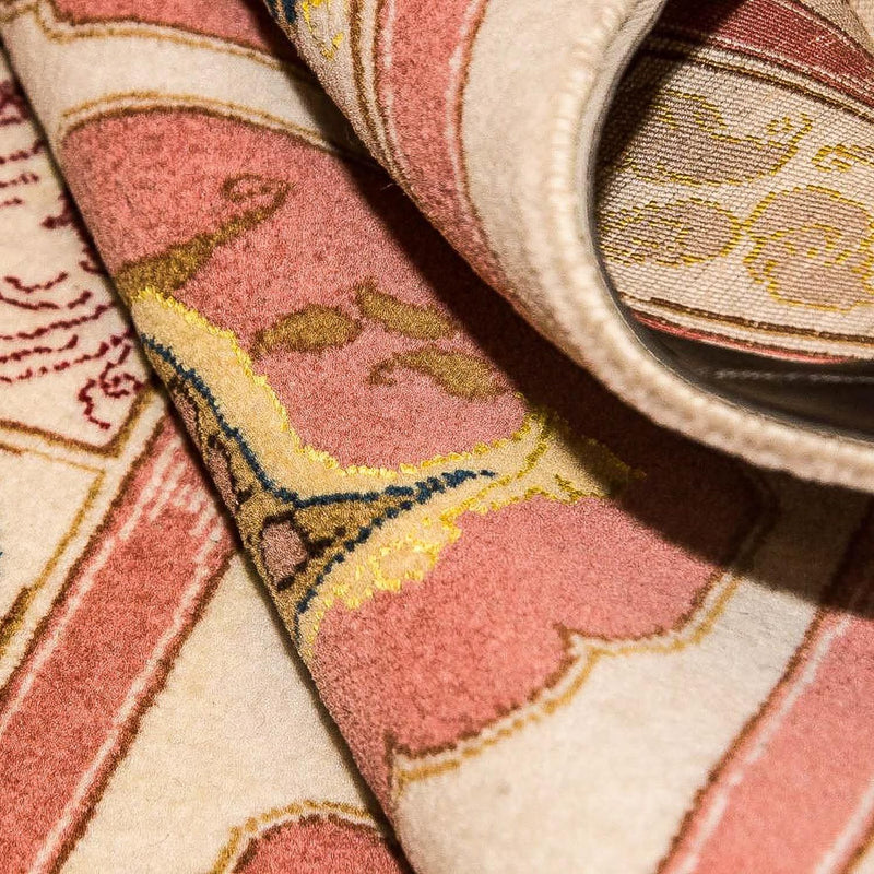 Dywan perski - Tabriz - Królewski - 109 x 99 cm - wielokolorowy