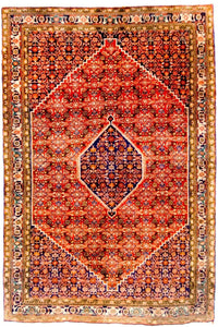 Perski dywan - Bijar - Royal - 174 x 115 cm - czerwony
